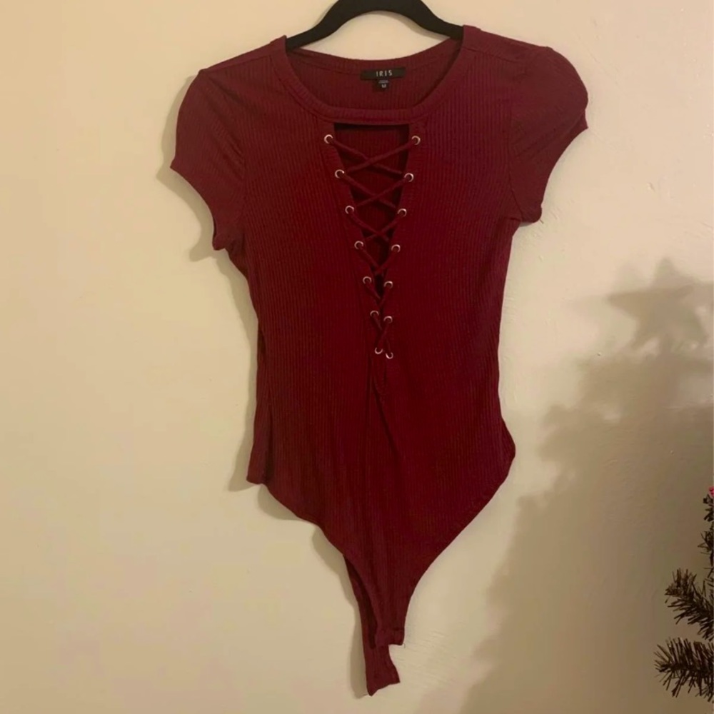 Maroon Bodysuit